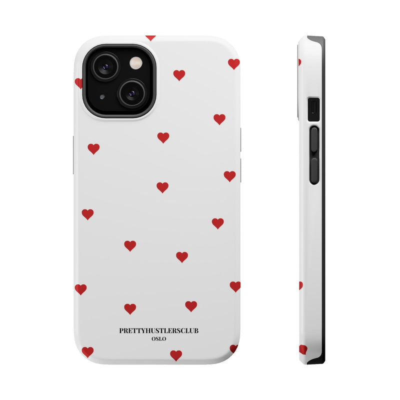 Red Heart Pattern (MagSafe) Phone Case