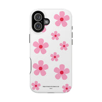 Pink Retro Daisy (MagSafe) Phone Case