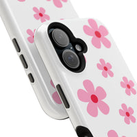 Pink Retro Daisy (MagSafe) Phone Case
