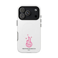 Pink Flame Design Phone Case