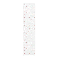 Red Heart Pattern Cotton Table Runner