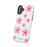 Pink Retro Daisy (MagSafe) Phone Case