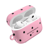 Pink With Black Polka Dots V2 AirPod Pro Case