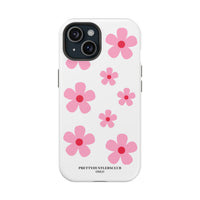 Pink Retro Daisy (MagSafe) Phone Case