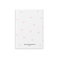 Pink Tiny Hearts Puffy Cover