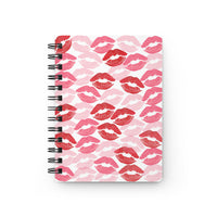 Lip Kisses Spiral Bound Journal Notebook