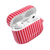 Red and Pink Stripes AirPod Pro Case