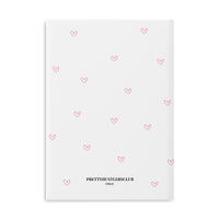 Pink Tiny Hearts Puffy Cover