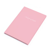 Baby Pink Book For My Thoughts Hardcover Journal