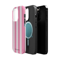 Pink Stripes V2 MagSafe Phone Case