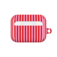 Red and Pink Stripes AirPod Pro Case
