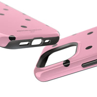 Pink With Black Polka Dots V2 (MagSafe) Phone Case
