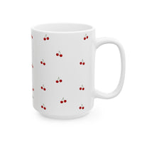 Cherry Pattern Ceramic Mug