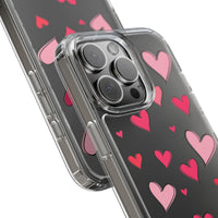 Storybook Hearts Illustration Phone Case