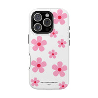 Pink Retro Daisy (MagSafe) Phone Case
