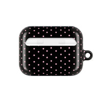 Black with Pink Polka Dots AirPod Pro Case