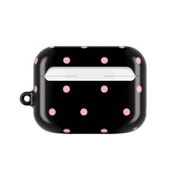 Black with Pink Polka Dots V2 AirPod Pro Case