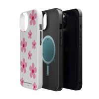 Pink Retro Daisy (MagSafe) Phone Case