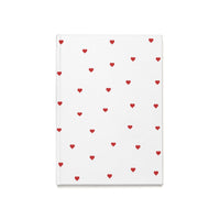 Red Heart Pattern Journal (A5)