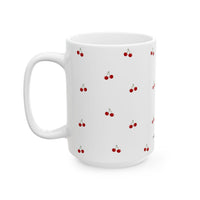 Cherry Pattern Ceramic Mug
