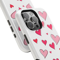 Storybook Hearts Illustration (MagSafe) Phone Case