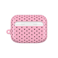 Pink With Black Polka Dots AirPod Pro Case
