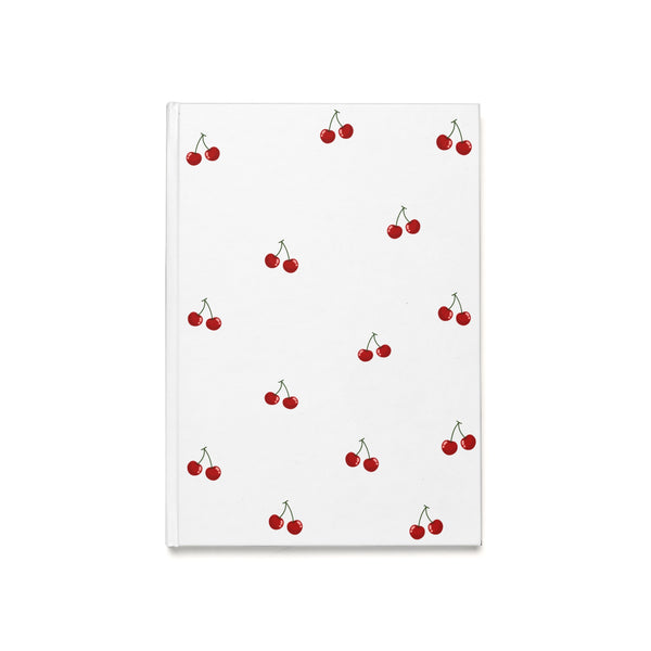 Cherry Pattern Hardcover Journal