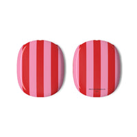 Pink and Red Stripes V2 AirPods Max Covers