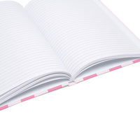 Pink Stripes Hardcover Journal