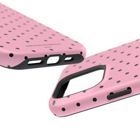 Pink With Black Polka Dots (MagSafe) Phone Case