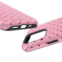 Pink With Red Polka Dots (MagSafe) Phone Case