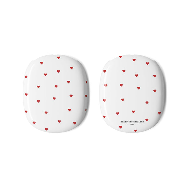 Red Heart Pattern AirPods Max Case