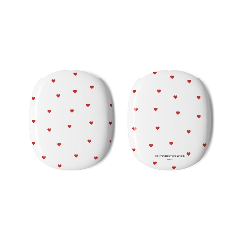 Red Heart Pattern AirPods Max Case