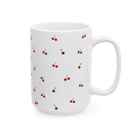 Cherry Pattern Ceramic Mug