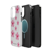 Pink Retro Daisy (MagSafe) Phone Case