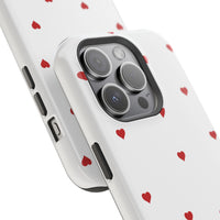 Red Heart Pattern (MagSafe) Phone Case