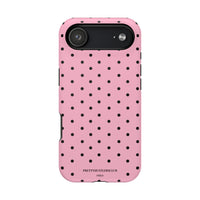 Pink With Black Polka Dots (MagSafe) Phone Case