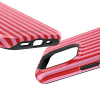 Red and Pink Stripes (MagSafe) Phone Case