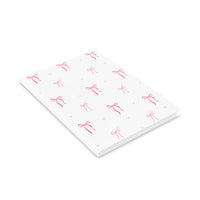 Bow Print Puffy Hardcover Notebook