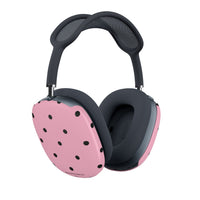 Pink with Black Polka Dots V2 AirPod Max Covers