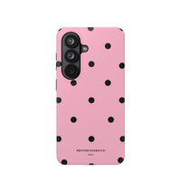 Pink With Black Polka Dots V2 (MagSafe) Phone Case