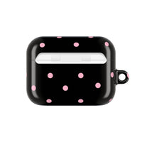 Black with Pink Polka Dots V2 AirPod Pro Case
