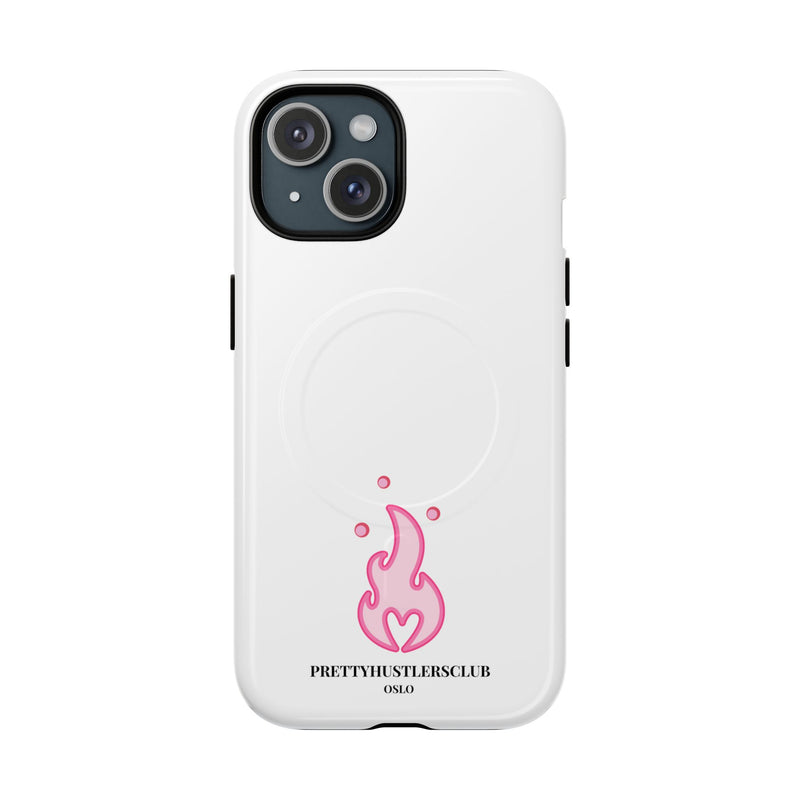 Pink Flame Design Phone Case
