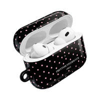 Black with Pink Polka Dots AirPod Pro Case