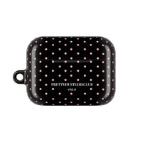 Black with Pink Polka Dots AirPod Pro Case