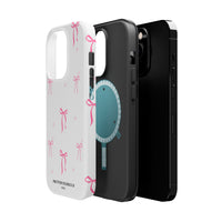 Pink Bow Pattern (MagSafe) Phone Case