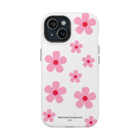 Pink Retro Daisy (MagSafe) Phone Case