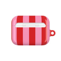 Red and Pink Stripes V2 AirPod Pro Case
