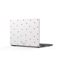 Red Heart Pattern Matte MacBook Case