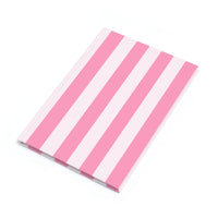 Pink Stripes Hardcover Journal